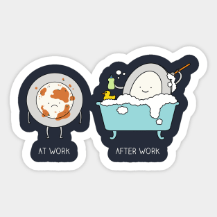 Bubble bath Sticker